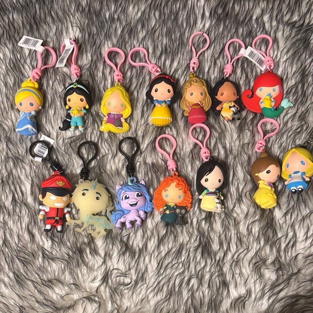 Disney Figural Bag Clip Lot